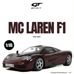 GT Spirit gts534 1/18 ~jJ[ W v|[Vf 1992Nf }N[ McLaren F1 1992 bh