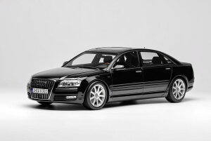 MotorHelix [^[wbNX 1/18 ~jJ[ W v|[Vf 2008Nf AEfB AUDI - A8 L (Long Wheelbase) W12 QUATTRO 2008 ubN^bN