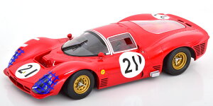 Werk83 1/18 ~jJ[ _CLXgf 1966N}24 tF[ FERRARI - 330 P3 4.0L V12 COUPE TEAM FERRARI SEFAC No.21 24h LE MANS 1966 LORENZO BANDINI - JEAN GUICHET