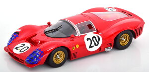 Werk83 1/18 ~jJ[ _CLXgf 1966N}24 tF[ FERRARI - 330 P3 4.0L V12 COUPE TEAM FERRARI SEFAC No.20 24h LE MANS 1966 LUDOVICO SCARFIOTTI - MIKE PARKES