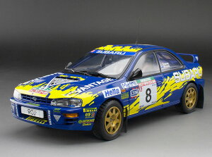 Sun Star サンスター 1/18 ミニカー ダイキャストモデル 1997年ラリーニュージーランド スバル インプレッサ SUBARU IMPREZA 555 No.8 RALLY NEW ZELAND 1997 PETER BOURNE - CRAIG VINCENT