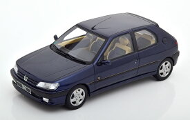 OttOmobile オットモビル 1/18 ミニカー レジン プロポーションモデル 1995年モデル プジョー Peugeot 306 Eden Park blue d'Arabie 1995 ブルー