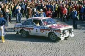 Sun Star �T���X�^�[ 1/18 �~�j�J�[ �_�C�L���X�g���f�� 1975�N1000�΃����[ ��3�� �t�H�[�h �G�X�R�[�g Ford Escort RS1800 #4 T.Makinen/H. Liddon 1000 Lakes rally 1975
