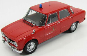 {f Minichamps ~j`vX 1/18 ~jJ[ _CLXgf 1966Nf At@I WA 1300 hdl ALFA ROMEO GIULIA 1300 VIGILI DEL FUOCO 1966 FIRE ENGINE