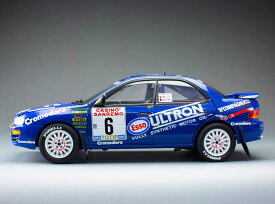 Sun Star サンスター 1/18 ミニカー ダイキャストモデル 1995年ラリー・サンレモ 優勝モデル スバル Subaru Impreza 555 - #6 P.Liatti/A.Alessandrini - Winner Rallye Sanremo - Rallye d'Italia 1995 (limited edition 999pcs)