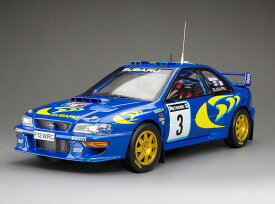 Sun Star サンスター 1/18 ミニカー ダイキャストモデル 1997年RAC Rally 優勝モデル スバル Subaru Impreza S5 WRC ’97 #3 C.McRae / N.Grist – Winner RAC Rally 1997