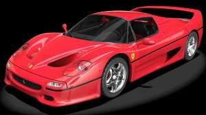 Pocher �|�P�[�� 1/8 �~�j�J�[ �g���L�b�g �_�C�L���X�g���{�f�B 1995�N���f�� �t�F���[�� FERRARI - F50 COUPE 1995 - MODEL-KIT