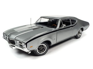 Autoworld 1/18 ~jJ[ _CLXgf 1968Nf I[Yr Oldsmobile Hurst Olds 2-Doors Post (MCACN), peruvian silver Vo[