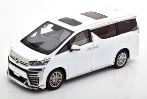 Kengfai 1/18 ミニカー ダイキャストモデル 2019年モデル トヨタ ヴェルファイア Toyota Vellfire 左ハンドル仕様 ホワイト