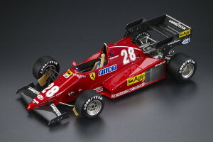 GP REPLICAS 1:18 ~jJ[ W v|[Vf1983NI_GP Dfőbv tF[ FERRARI - F1 126C3 SCUDERIA FERRARI No.28 WINNER & FASTEST LAP DUTCH GP 1983 RENE ARNOUX