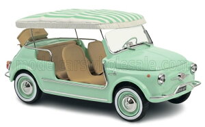 Norev �m���� 1/18 �~�j�J�[ �_�C�L���X�g���f�� 1965�N���f�� �t�B�A�b�g FIAT - 500 JOLLY 1965 �O���[��