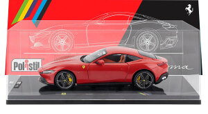 POLISTIL 1/18 �~�j�J�[ �_�C�L���X�g���f�� 2019�N���f�� �t�F���[�� FERRARI - ROMA 2019 NUMBERED ONE BY ONE �A�N�����P�[�X�t��