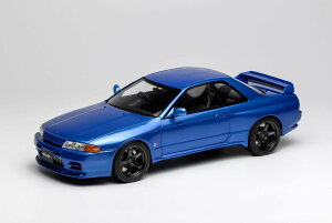 MotorHelix ���[�^�[�w���b�N�X 1/18 �~�j�J�[ ���W�� �v���|�[�V�������f�� 1989�N���f�� ���Y NISSAN - SKYLINE GT-R (R32) COUPE CUSTOMIZED VERSION 1989 - BAYSIDE BLUE �u���[���^���b�N