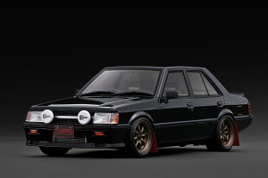 Ignition Model �C�O�j�b�V�������f�� 1/18 �~�j�J�[ ���W�� �v���|�[�V�������f�� 1988�N���f�� �O�H Mitsubishi Lancer EX GSR Turbo A175A w/Fog Lamp �u���b�N