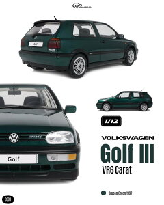 OttO Mobile g099 �I�b�g���r�� 1/12 �~�j�J�[ ���W���E�v���|�[�V�������f�� 1992�N���f�� �t�H���N�X���[�Q�� VOLKSWAGEN - GOLF III VR6 1992 �O���[�����^���b�N