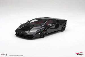 Top Speed 1/18 �~�j�J�[ ���W�� �v���|�[�V�������f�� 2023�N���f�� �����{���M�[�j LAMBORGHINI - COUNTACH LPI 800-4 Nero Maia �u���b�N