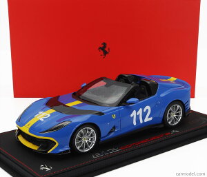 BBR 1/18 ~jJ[ W v|[Vf 2022Nf tF[ Ferrari 812 Competizione A Spider FRENCH RACING BLU u[