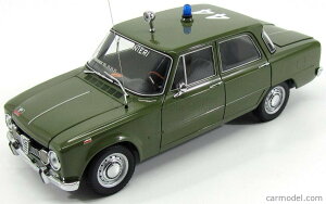 {f Minichamps ~j`vX 1/18 ~jJ[ _CLXgf 1970Nf At@I WA 1.6 C^Ax@ ALFA ROMEO - EXCLUSIVE FOR ITALY - GIULIA SUPER 1.6 CARABINIERI (POLICE) 1970