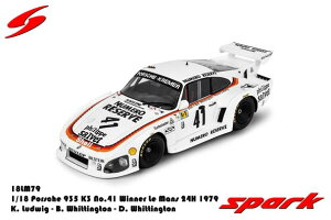 Spark 1/18 ~jJ[ W v|[Vf 1979N}24 |VF Df Porsche 935 K3 No.41 Winner Le Mans 24hrs 1979 K.Ludwig - B.Whittington - D.Whittington