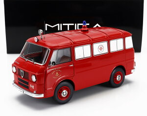{f Mitica 1/18 ~jJ[ _CLXgf 1968Nf At@I ALFA ROMEO - F-12 VIGILI DEL FUOCO AMBULANZA - FIRE ENGINE AMBULANCE hԗ - 1968