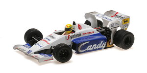 Minichamps 1/18 ミニカー ダイキャストモデル 1984年モナコGP 第2位 トールマン TOLEMAN HART TG184 AYRTON SENNA 2ND PLACE MONACO GP 1984 DIRTY VERSION 汚れ仕様
