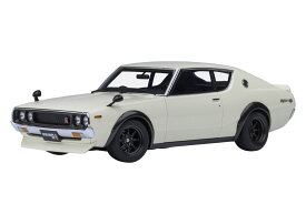 AUTOart オートアート 1/18 ミニカー コンポジットダイキャストモデル 1974年モデル 日産 スカイライン 2000 GT-R KPGC110 Tuned Version ホワイト