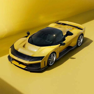 BBR 1/18 ~jJ[ W v|[Vf 2024Nf tF[ FERRARI F80 2024 - SILVER RIMS GIALLO TRISTRATO Vo[zC[ECG[^bN