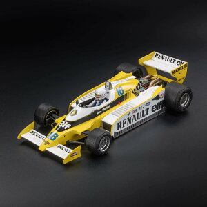 GP Replicas 1/18 ミニカー レジン プロポーションモデル 1979年フランスGP 最速ラップタイム 第3位 ルノー RENAULT - F1 RS10 TEAM RENAULT ELF No.16 FASTEST LAP 3rd FRENCH GP 1979 RENE ARNOUX ルネ・アルヌー ドライバ