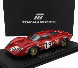 Topmarques gbv}PX 1/18 ~jJ[ W v|[Vf 1969N}24 tF[ FERRARI - 312P COUPE TEAM SEFAC No.18 24h LE MANS 1969 PEDRO RODRIGUEZ / DAVID PIPER (AFTER RACE VERSION) dl