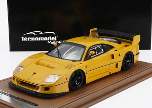 Tecnomodel eNmf 1/18 ~jJ[ W v|[Vf 1996Nf tF[ FERRARI - F40 LM PRESS VERSION 1996 - WITH 5 SPOKE BLACK RIMS - GIALLO MODENA CG[/ubNzC[