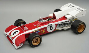 Tecnomodel eNmf 1/18 ~jJ[ W v|[Vf 1971NAtJGP tF[ FERRARI - F1 312B2 No.6 SOUTH AFRICAN GP (with pilot figure hCo[tBMA) 1971 CLAY REGAZZONI