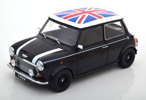 KK Scale 1/12 ~jJ[ _CLXgf 1992Nf MINI - COOPER 1992 WITH UNION JACK - BLACK WHITE ubN