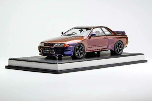 MotorHelix [^[wbNX 1/18 ~jJ[ W v|[Vf 1989Nf Y NISSAN - SKYLINE GT-R (R32) COUPE CUSTOMIZED VERSION 1989 Customized Purple p[v^bN
