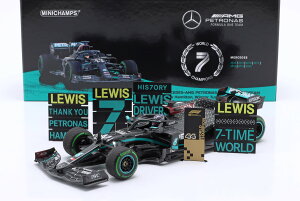 Minichamps 1/18 2020N11gRGP Df ZfX MERCEDES GP - F1 W11 EQ PERFORMANCE TEAM AMG PETRONAS MOTORSPORT No.44 (WITH WORN RAIN TYRES AND PIT BOARD - 7 TIMES WORLD CHAMPION) WINNER TURKISH GP 2020 LEWIS HAMILTON CXE