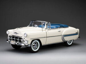 Sun Star �T���X�^�[ 1/18 �~�j�J�[ �_�C�L���X�g���f�� 1953�N���f�� �V�{���[ CHEVROLET - BEL AIR OPEN ROOF CONVERTIBLE 1953 �z���C�g