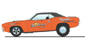 ACME 1/18 �~�j�J�[ �_�C�L���X�g���f�� 1971�N���f�� �v�����X 1970 Plymouth HEMI Cuda - Sun Kissed Cuda - Sox & Martin