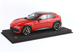 BBR 1/18 ~jJ[ W v|[Vf 2022Nf tF[ vTOG Ferrari Purosangue - panoramic roof and dove-grey interior 2022 Red Corsa with gloss carbon fiber tF[bh