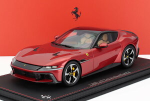 BBR 1/18 ~jJ[ W v|[Vf 2024Nf tF[ FERRARI - 12 CILINDRI V12 830cv PANORAMIC ROOF 2024 ROSSO IMOLA Cbh^bN