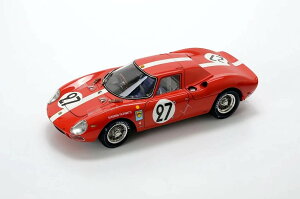 CMC 1/18 ~jJ[ _CLXgf 1965N}24 6 tF[ FERRARI - 250LM 3.3L V12 ch.s n6119 TEAM SCUDERIA FILIPINETTI No.27 6th LE MANS 1965 DIETER SPOERRY - ARMAND BOLLER bh