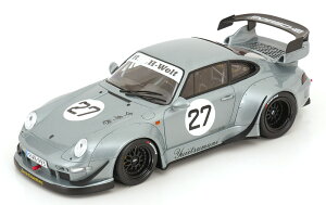 GT Spirit gts522 1/18 ミニカー レジン プロポーションモデル 2024年モデル ポルシェ PORSCHE - 911 993 RWB No.27 YUIITSU MUNI 「唯一無二」2024 シルバー