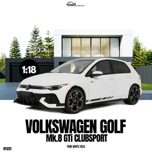 OttO Mobile otm1221 �I�b�g���r�� 1/18 �~�j�J�[ ���W���E�v���|�[�V�������f�� 2024�N���f�� �t�H���N�X���[�Q�� VOLKSWAGEN - GOLF MKVIII GTi CLUBSPORT 2024 �z���C�g