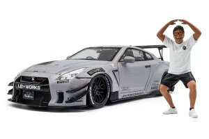 SOLIDO 1/18 ~jJ[ _CLXgf 2018Nf Y GT-R (R35) Liberty Walk Body Kit Type 2.0 2018 (O[) tBMAt