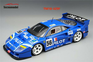 Tecnomodel �e�N�m���f�� 1/18 �~�j�J�[ ���W�� �v���|�[�V�������f�� 1996�N���}��24���� �t�F���[�� FERRARI - F40 LM 3.5L TURBO V8 TEAM PILOT PEN RACING No.56 24h LE MANS 1996 MICHEL FERTE - OLIVIER THEVENIN - NICOLAS LEBOISSE