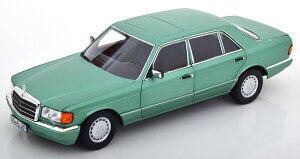 Norev ノレブ 1/18 ミニカー ダイキャストモデル 1991年モデル メルセデスベンツ MERCEDES BENZ - S-CLASS 560SEL (W126) 1991 ライトグリーンメタリック