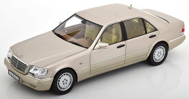 Norev ノレヴ 1/18 ミニカー ダイキャストモデル 1994年モデル メルセデスベンツ MERCEDES BENZ - S-CLASS 600S (W140) 1994 パールシルバー