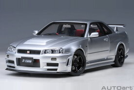 AUTOart オートアート 1/18 ミニカー コンポジットダイキャストモデル 2005年モデル 日産 Nismo R34 GT-R Z-Tune シルバー