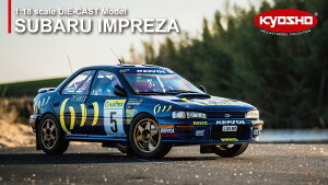 Kyosho  1/18 ~jJ[ _CLXgf 1995N[eJ Df Xo SUBARU - IMPREZA 555 No.5 WINNER RALLY MONTECARLO 1995 C.SAINZ - L.MOYA