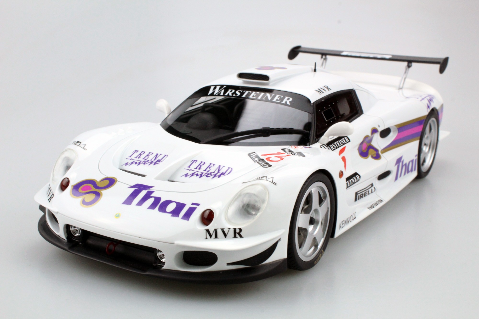 Topmarques トップマルケス 1/18 ミニカー レジン プロポーションモデル 1997年モデル ロータス LOTUS - ELISE GT1  No.15 THAI RACING 1997 R.PRUTIRAT - J.POLICAND | ディー・ティー・ダブリュー