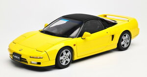 LCD Models 1/18 ミニカー ダイキャストモデル 1992年モデル ホンダ HONDA NSX-NA1 TYPE R COUPE 1992 イエロー