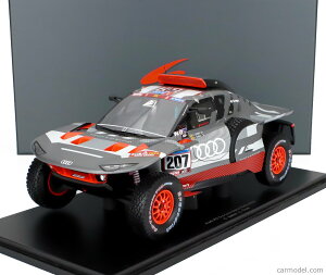 Spark 1/18 ~jJ[ W v|[Vf 2023N_J[[ AEfB AUDI - Q E-TRON RS TEAM AUDI SPORT No.207 RALLY DAKAR 2023 CARLOS SAINZ - LUCAS CRUZ